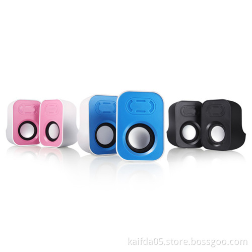 ABS case, 8403/45 magnetic computer speaker, USB connector, with bass diaphragm, wire control tuningNew